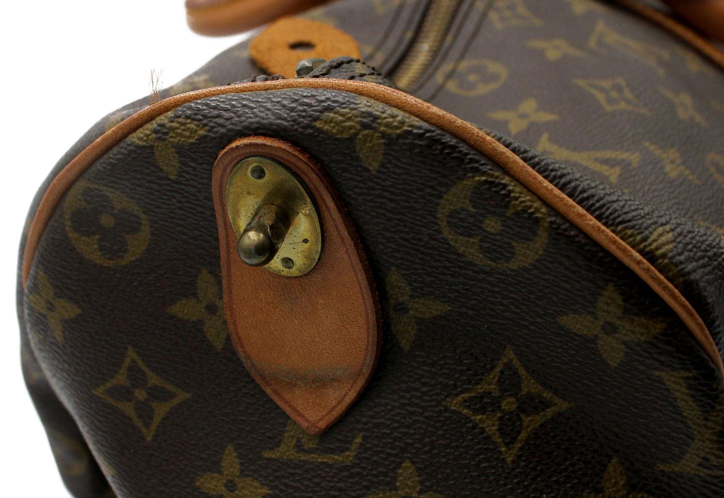 Louis Vuitton Keepall 50 (Duffle Bag) with luggage tag