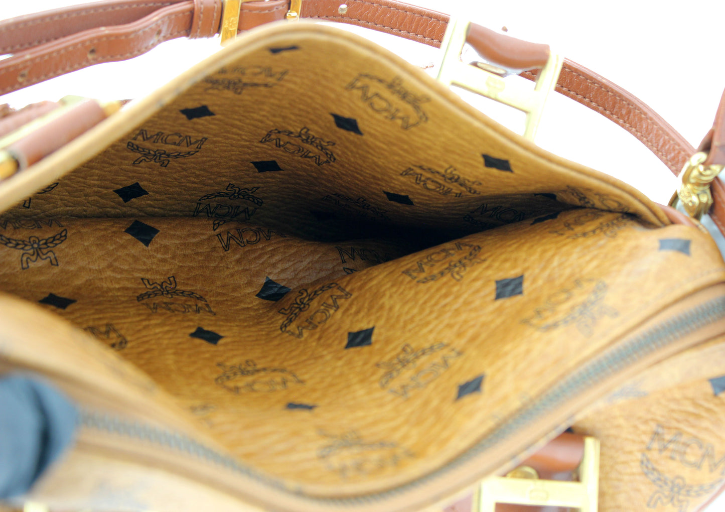 MCM Mini Boston Crossbody