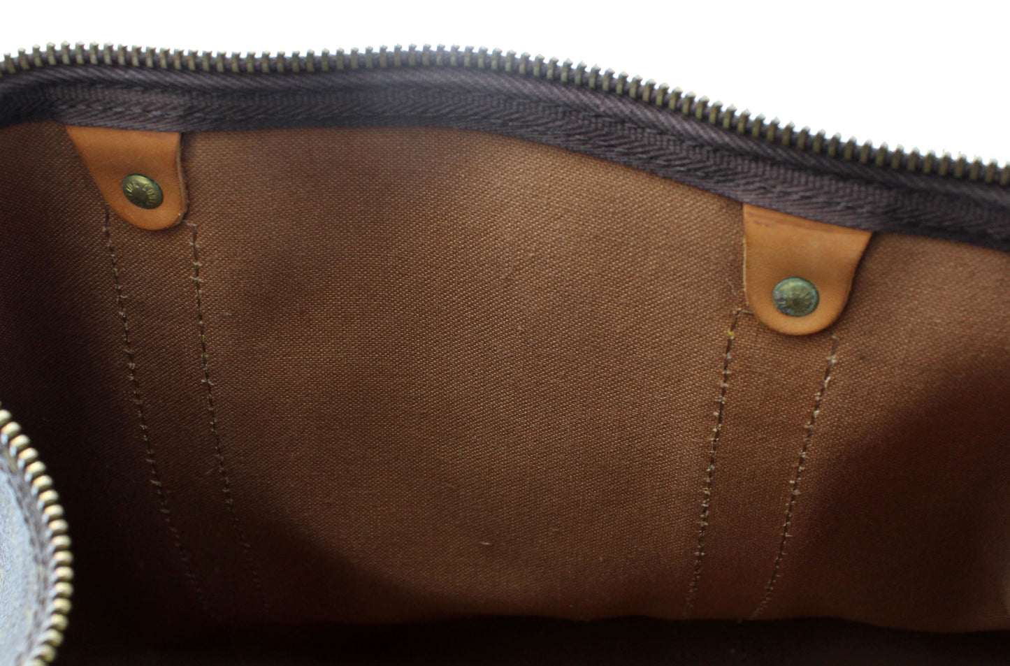 Louis Vuitton Keepall 50 (Duffle Bag) with luggage tag