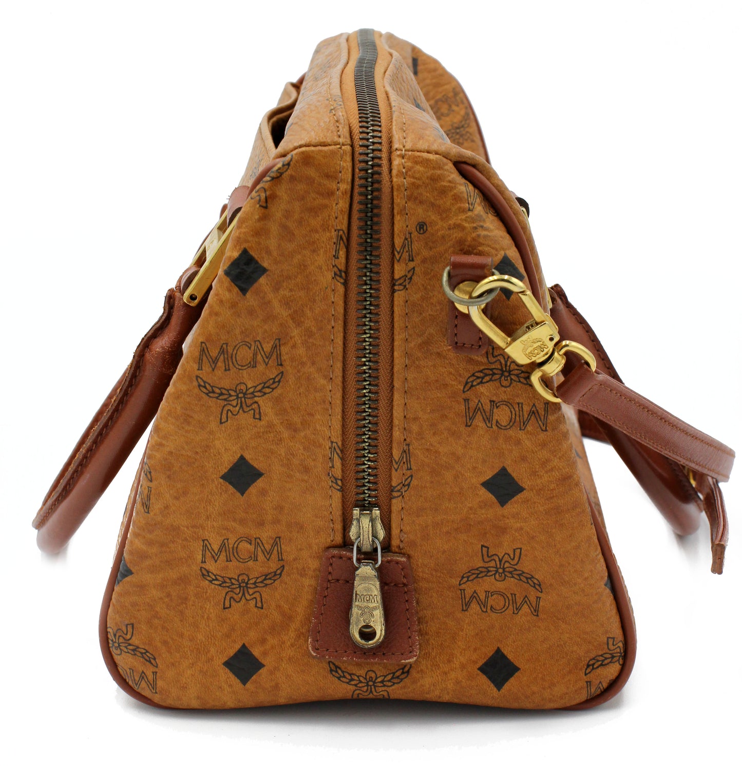MCM Mini Boston Crossbody