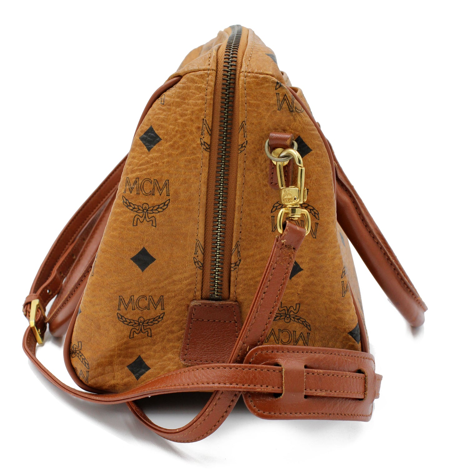 MCM Mini Boston Crossbody