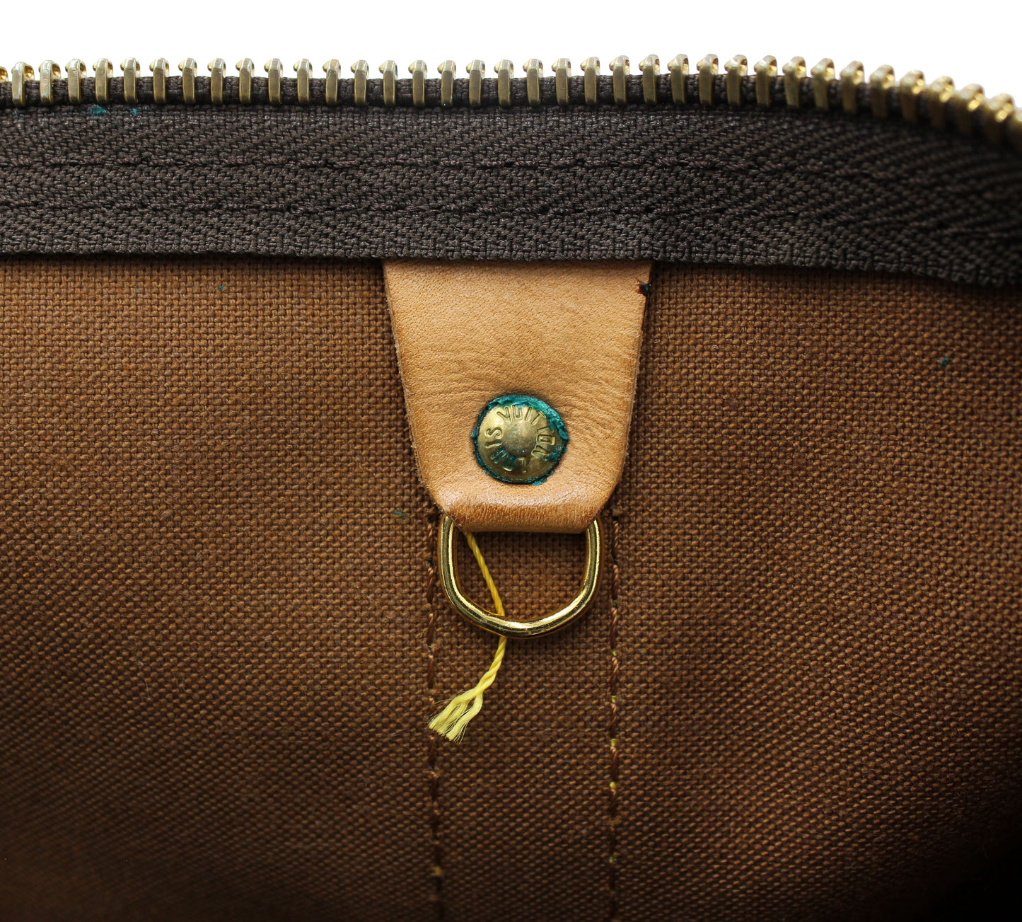 Louis Vuitton Keepall 55 (Duffle) with luggage tag