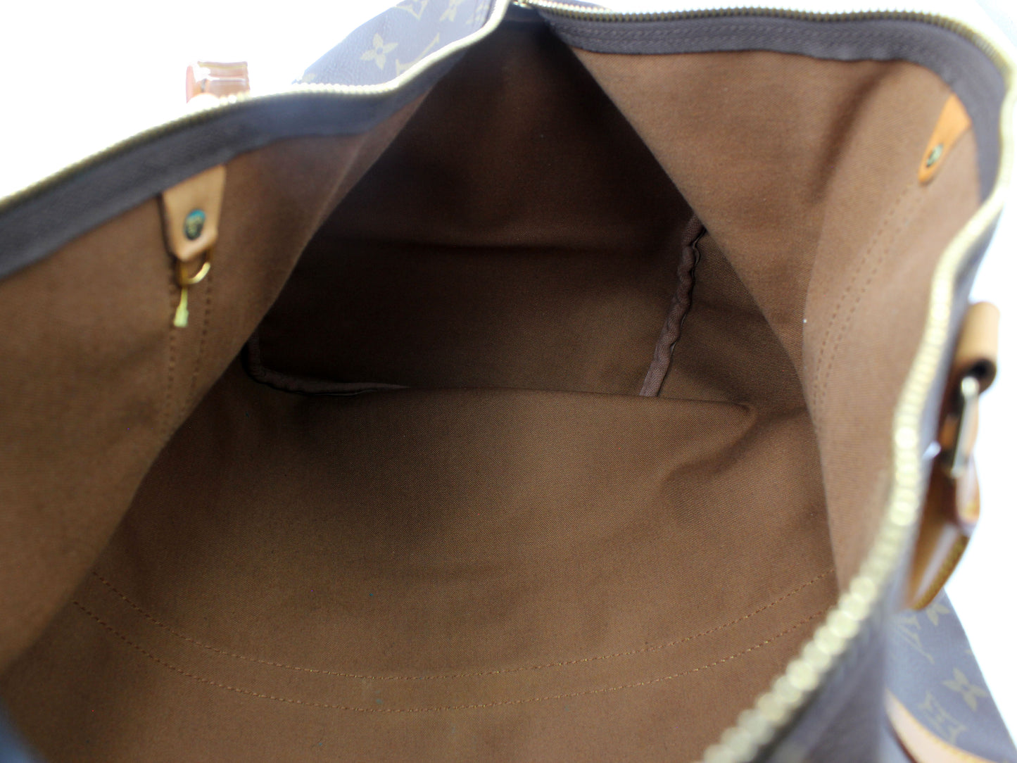 Louis Vuitton Keepall 55 (Duffle) with luggage tag