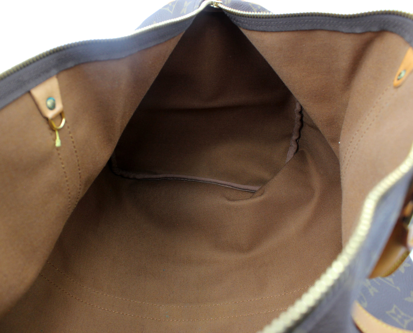 Louis Vuitton Keepall 55 (Duffle) with luggage tag
