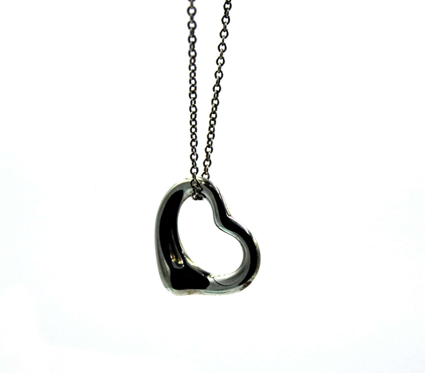 Tiffany & Co. Elsa Peretti Heart Pendant and Chain