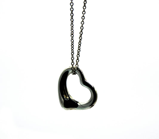 Tiffany & Co. Elsa Peretti Heart Pendant and Chain