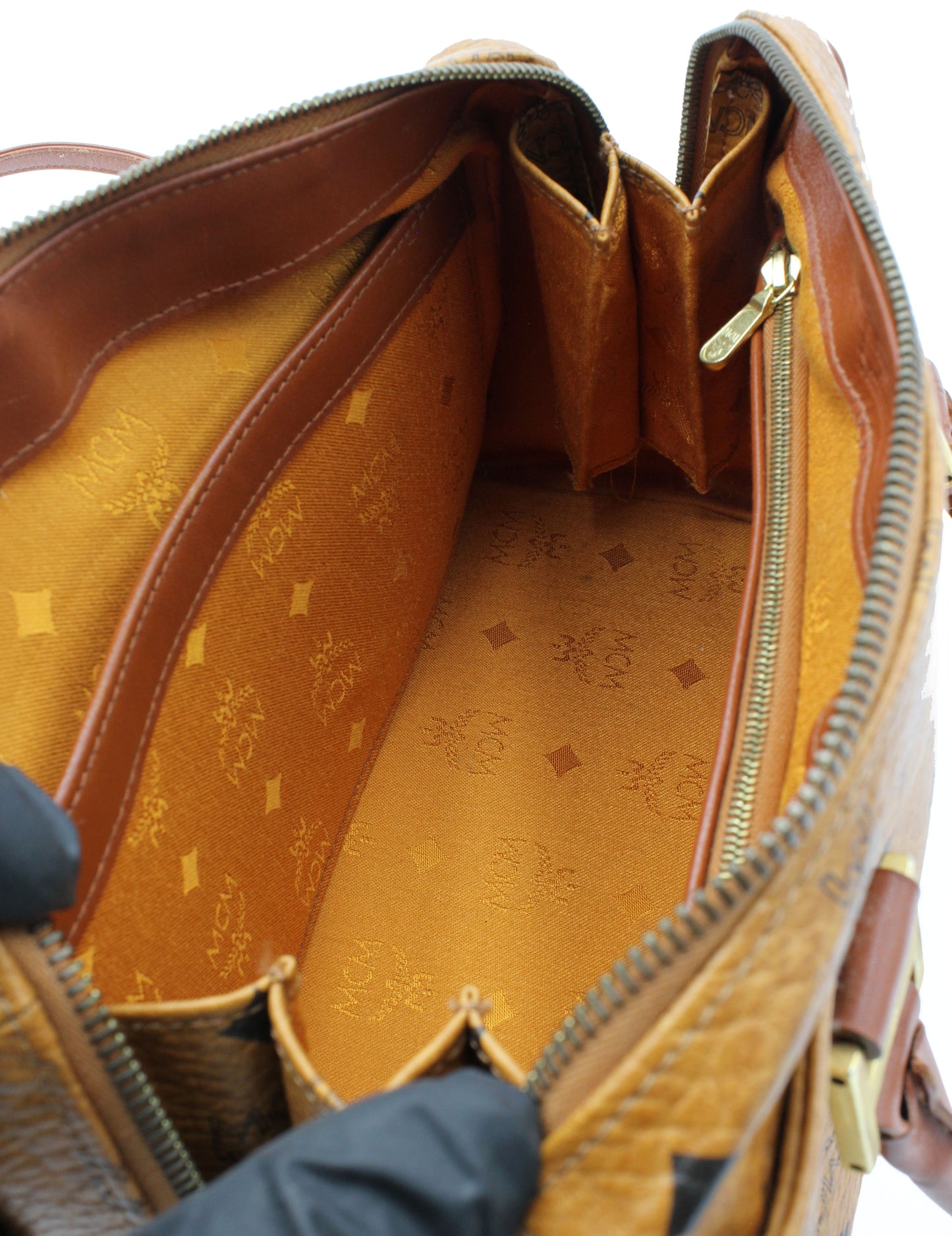 MCM Mini Boston Crossbody