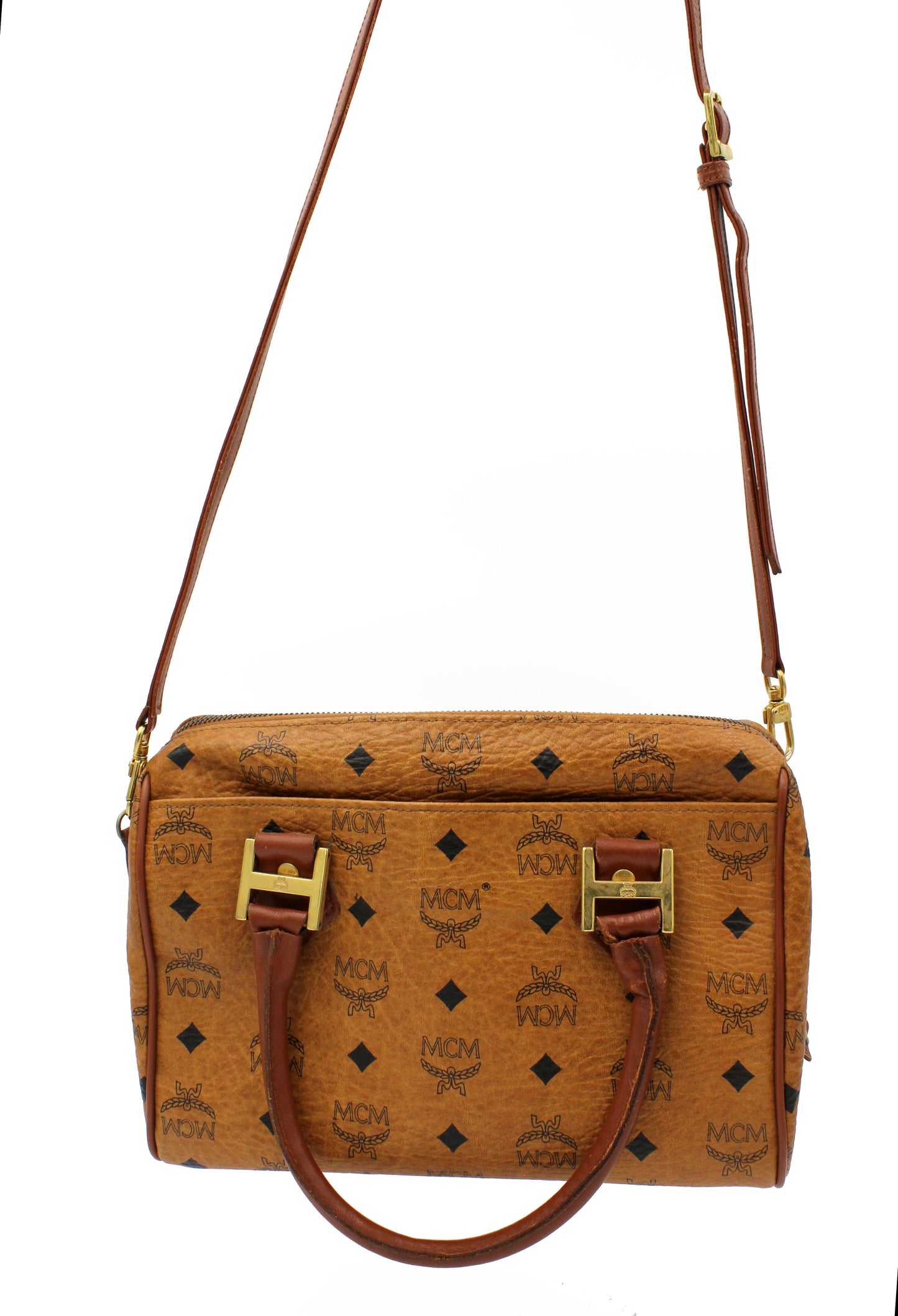 MCM Mini Boston Crossbody